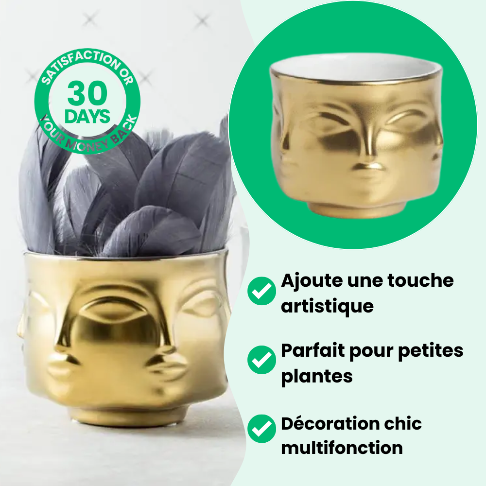 Maceta De Cara Artística