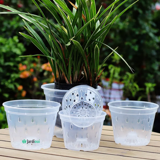 Macetas de cultivo transparentes aireadas de primera calidad