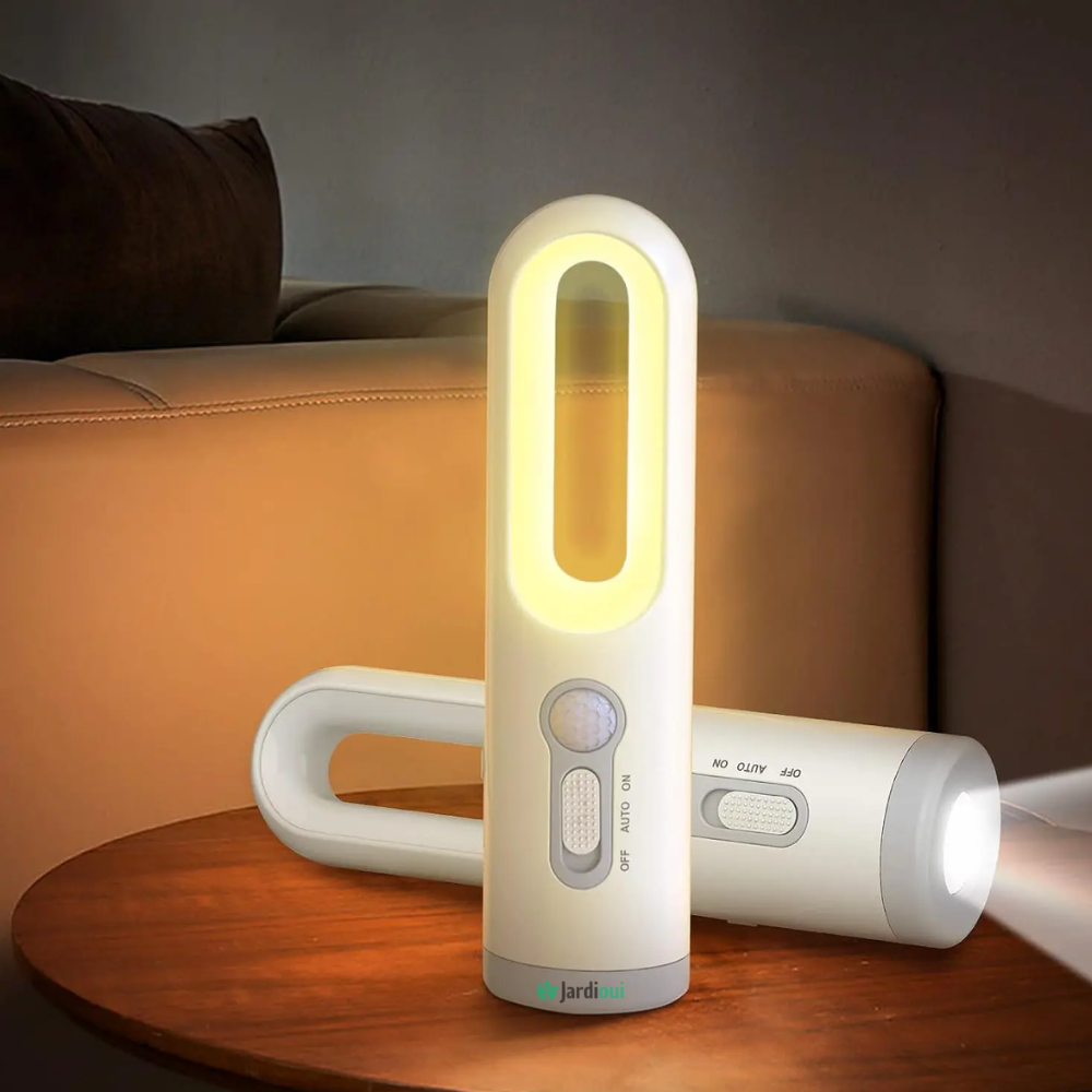 Lámpara de Noche con Detector de Movimiento Recargable