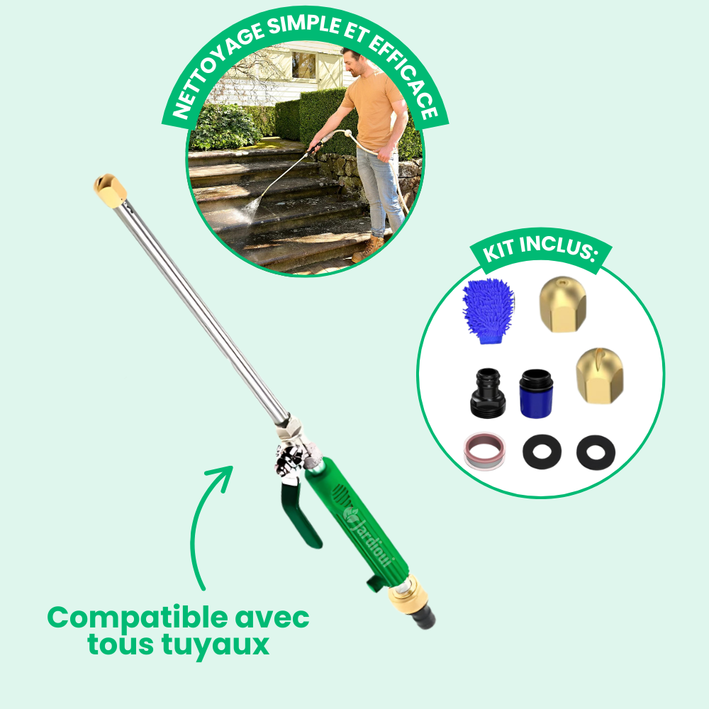 Extensión de manguera de jardín de alta presión