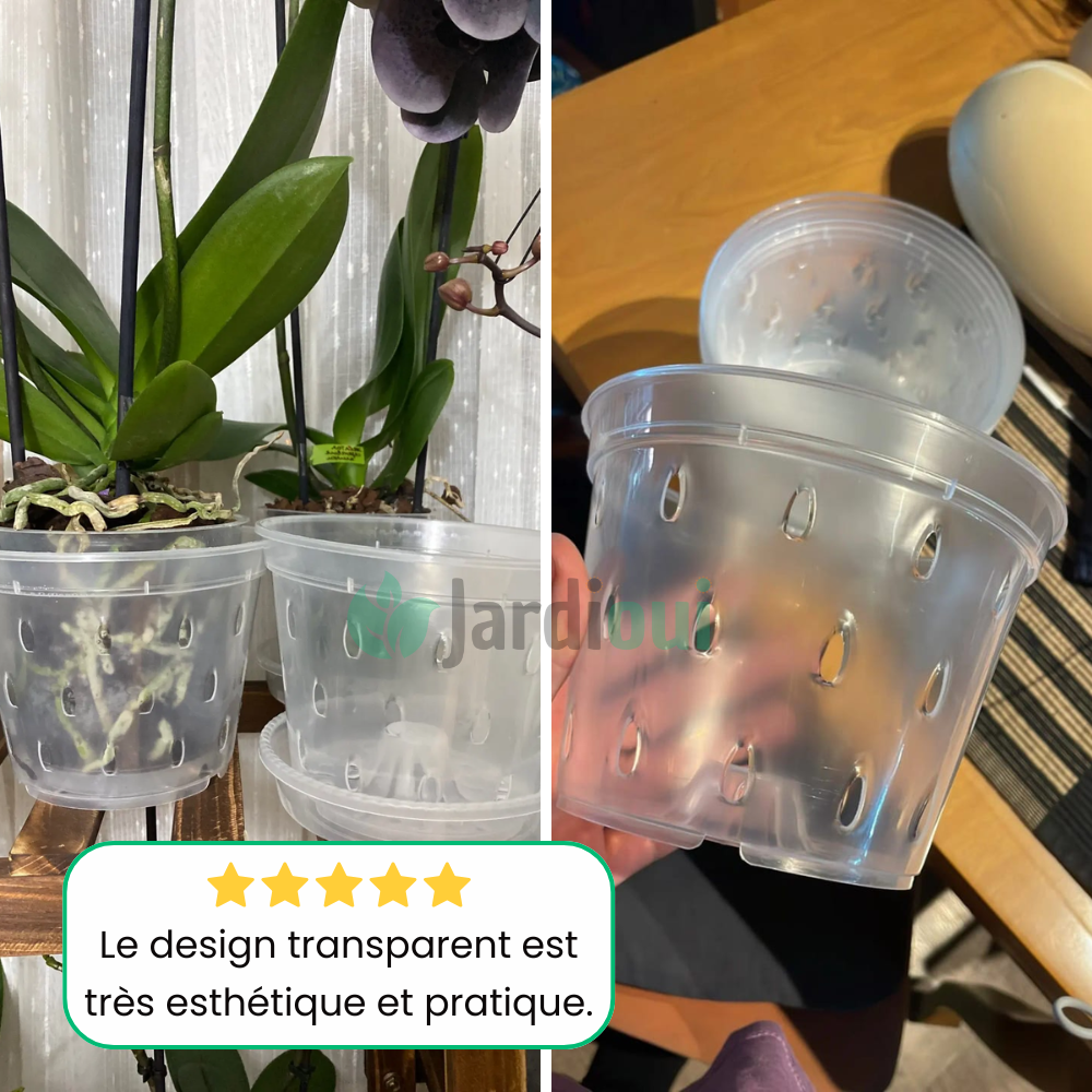 Macetas de cultivo transparentes aireadas de primera calidad