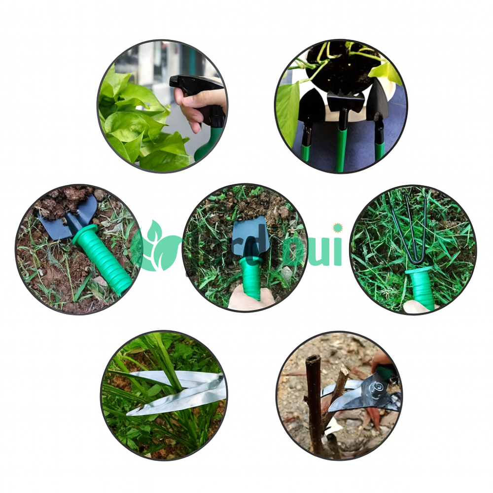Kit de herramientas de jardín multifuncional