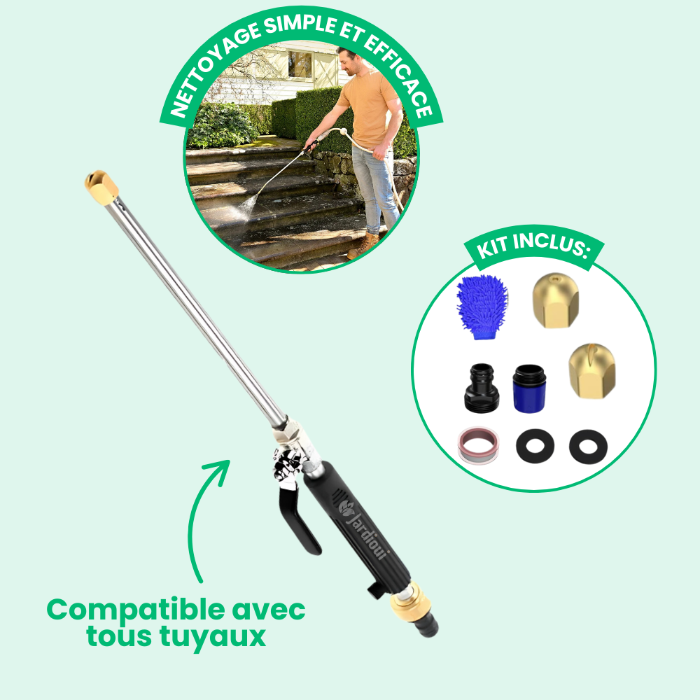 Extensión de manguera de jardín de alta presión