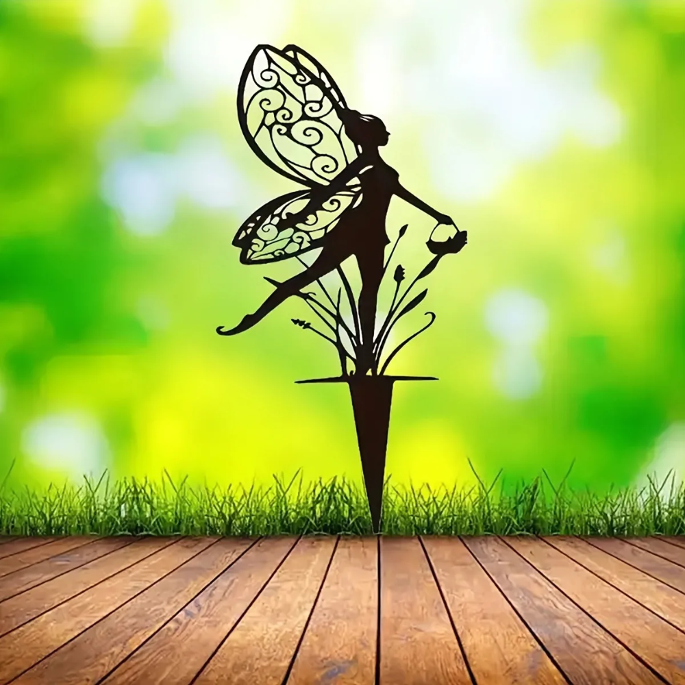 Décoration de Jardin Fééerique en Métal