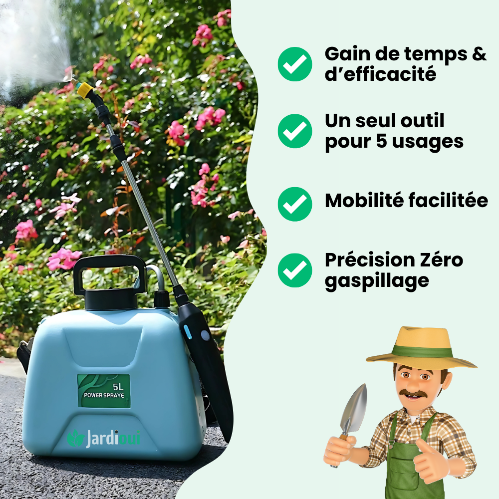 Pulverizador de riego eléctrico