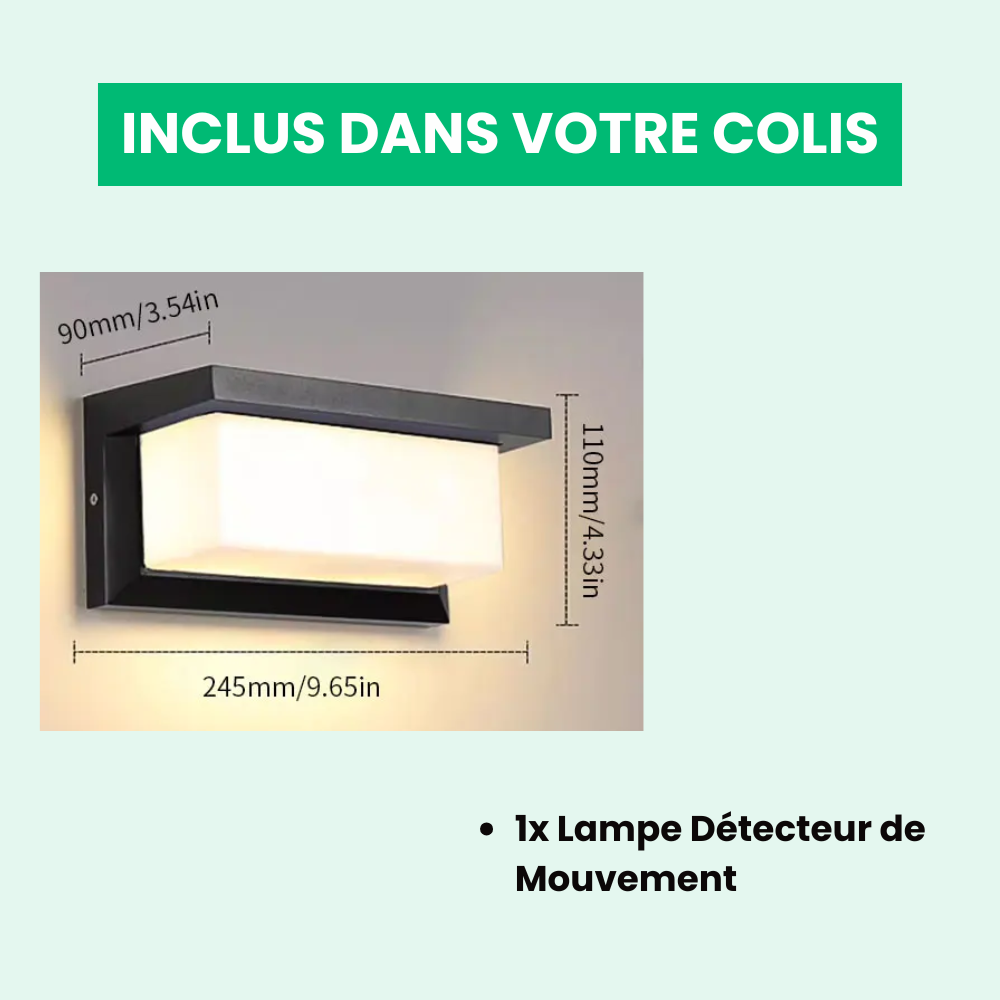 Lámpara Detector de Movimiento Pasillo Moderna Inalámbrica