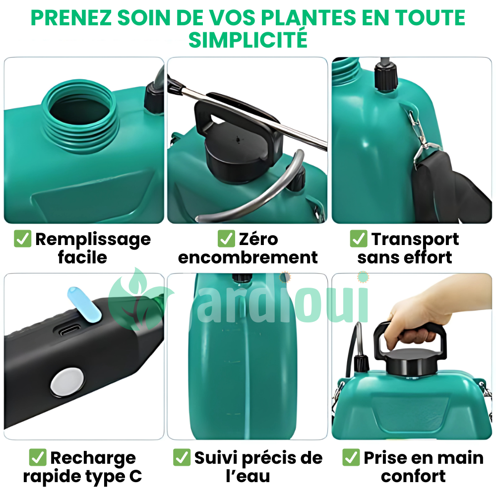 Pulverizador de riego eléctrico