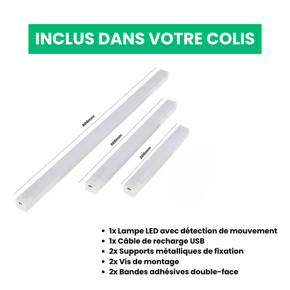Lámpara LED con Detector de Movimiento Interior
