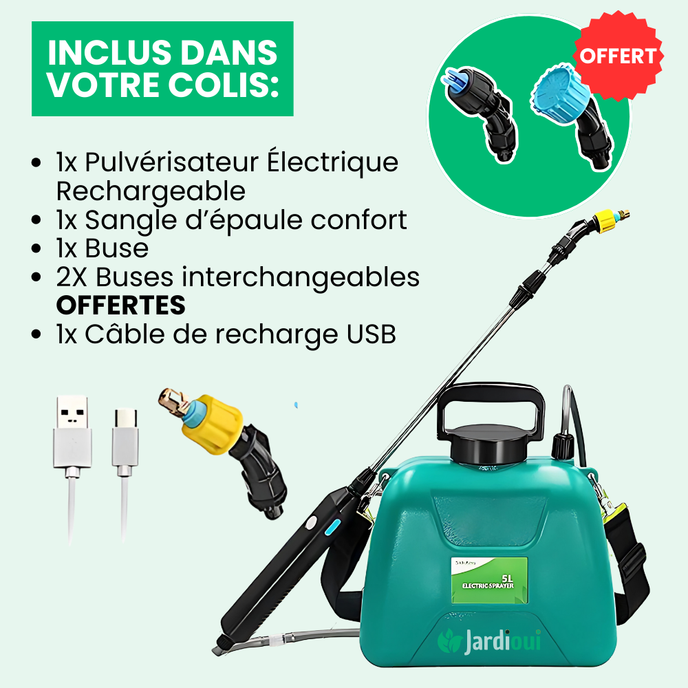 Pulverizador de riego eléctrico