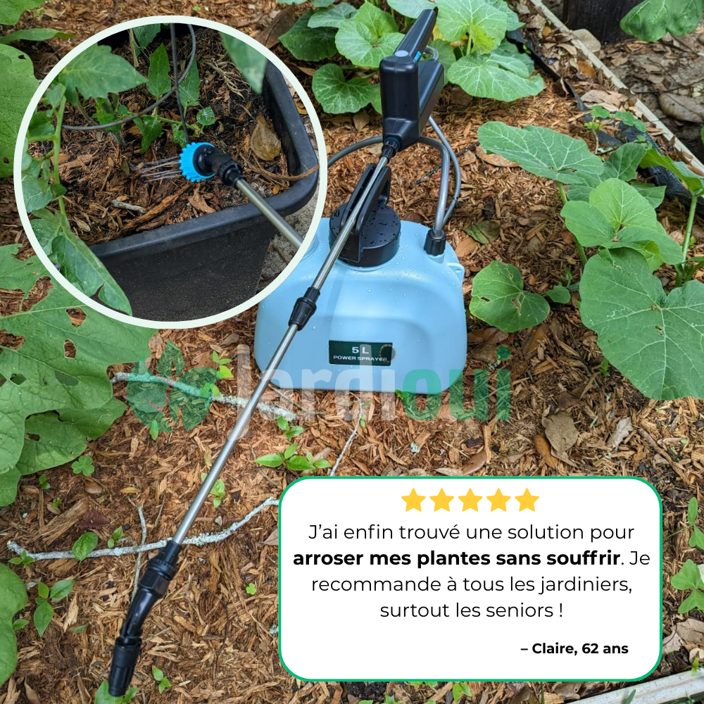 Pulverizador de riego eléctrico
