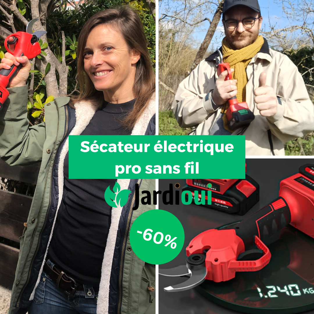 Tijeras de podar eléctricas inalámbricas profesionales (+Batería Gratis)