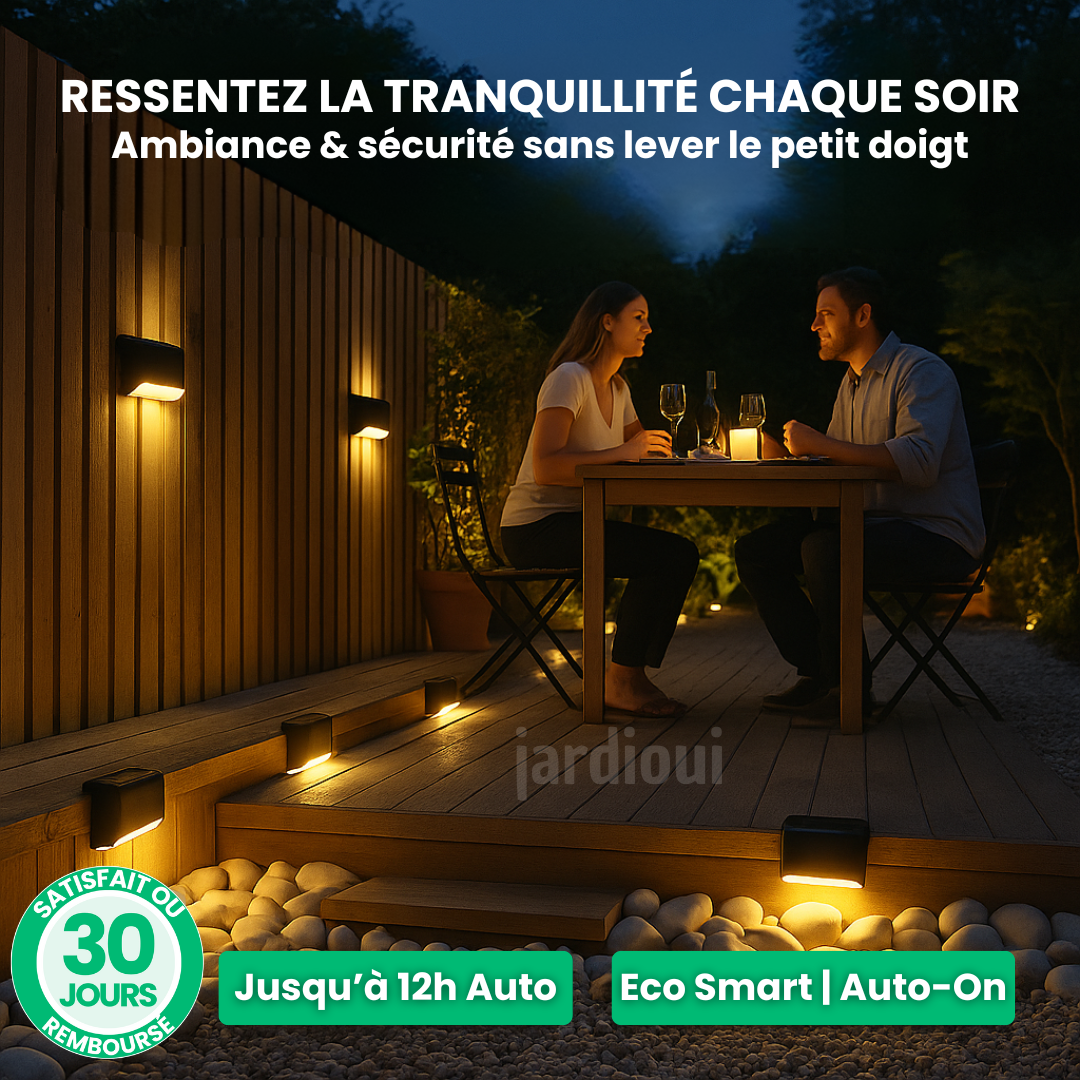 Lampe Solaire Automatique et Étanche | LumiZen