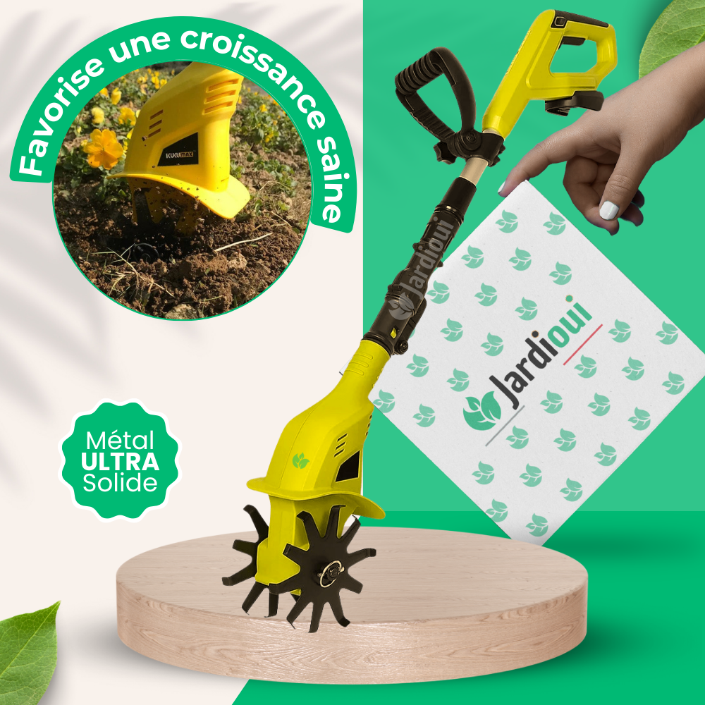 Motobineuse Électrique Sans Fil de Jardin (+Batterie Offerte)