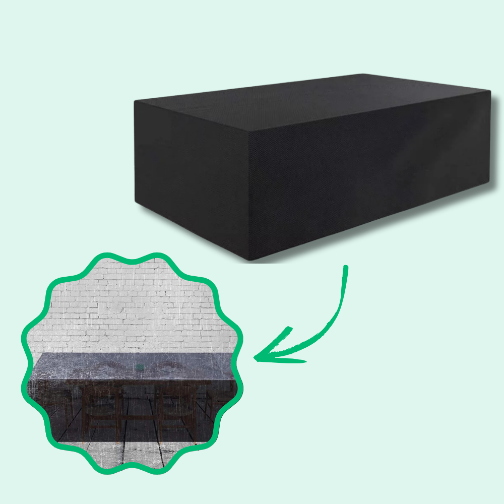 Funda protectora premium para mesa de jardín.