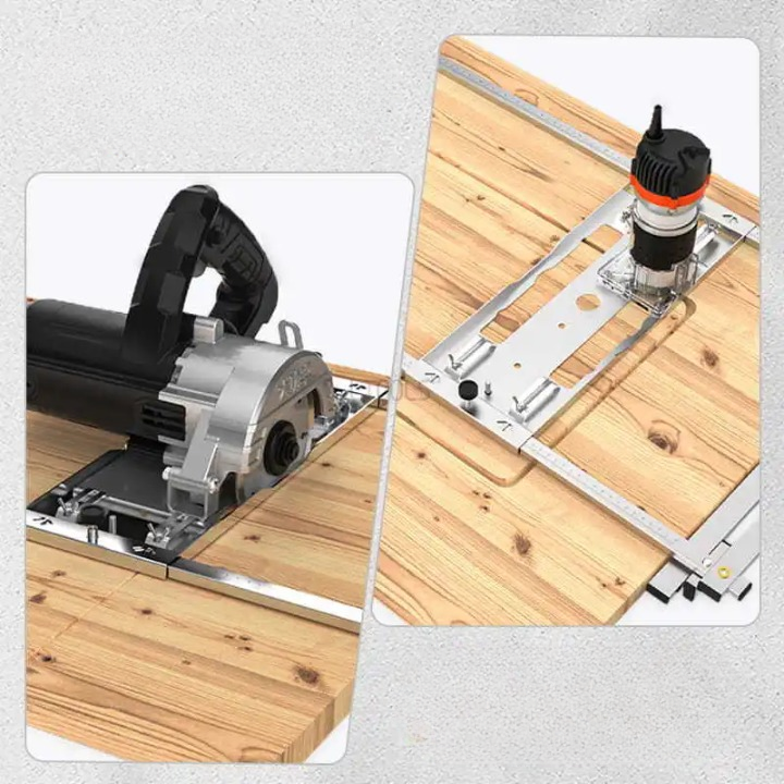 Guía de Corte de Madera Precisa Ajustable
