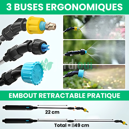 Pulverizador de riego eléctrico