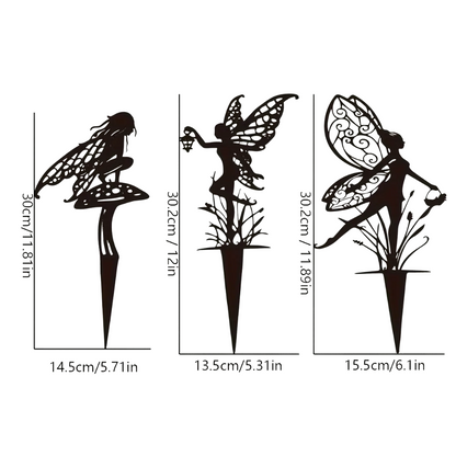 Décoration de Jardin Fééerique en Métal