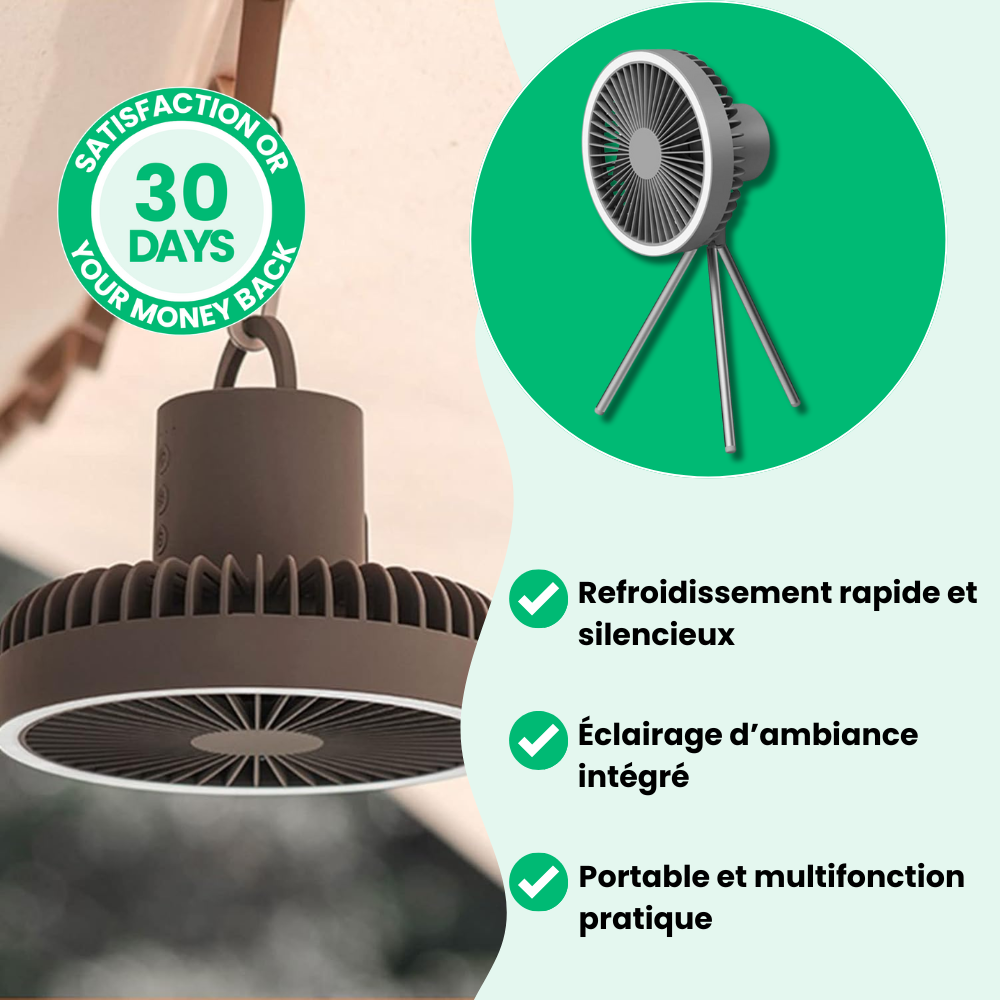 El ventilador portátil multifunción premium
