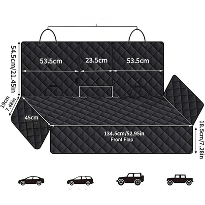 Housse de siège de chien de voiture protectrice