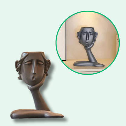 Maceta De Caras Artísticas Elegantes