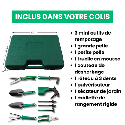 Kit de herramientas de jardín multifuncional