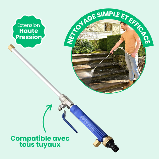 Jardioui Bleu Extension de Tuyau de Jardin Haute Pression