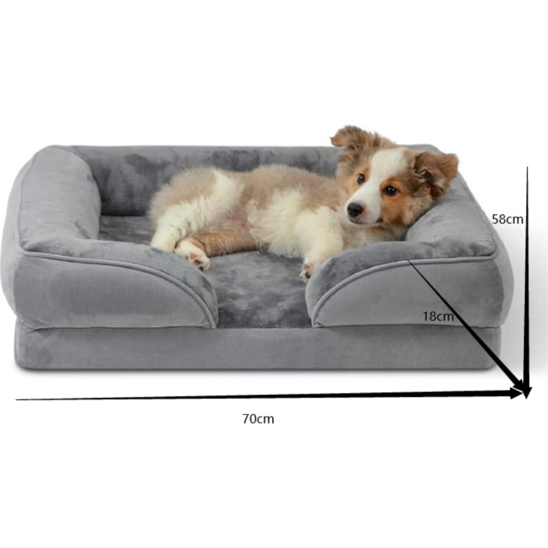 Jardioui Canapé Douillet Orthopédique pour Animaux