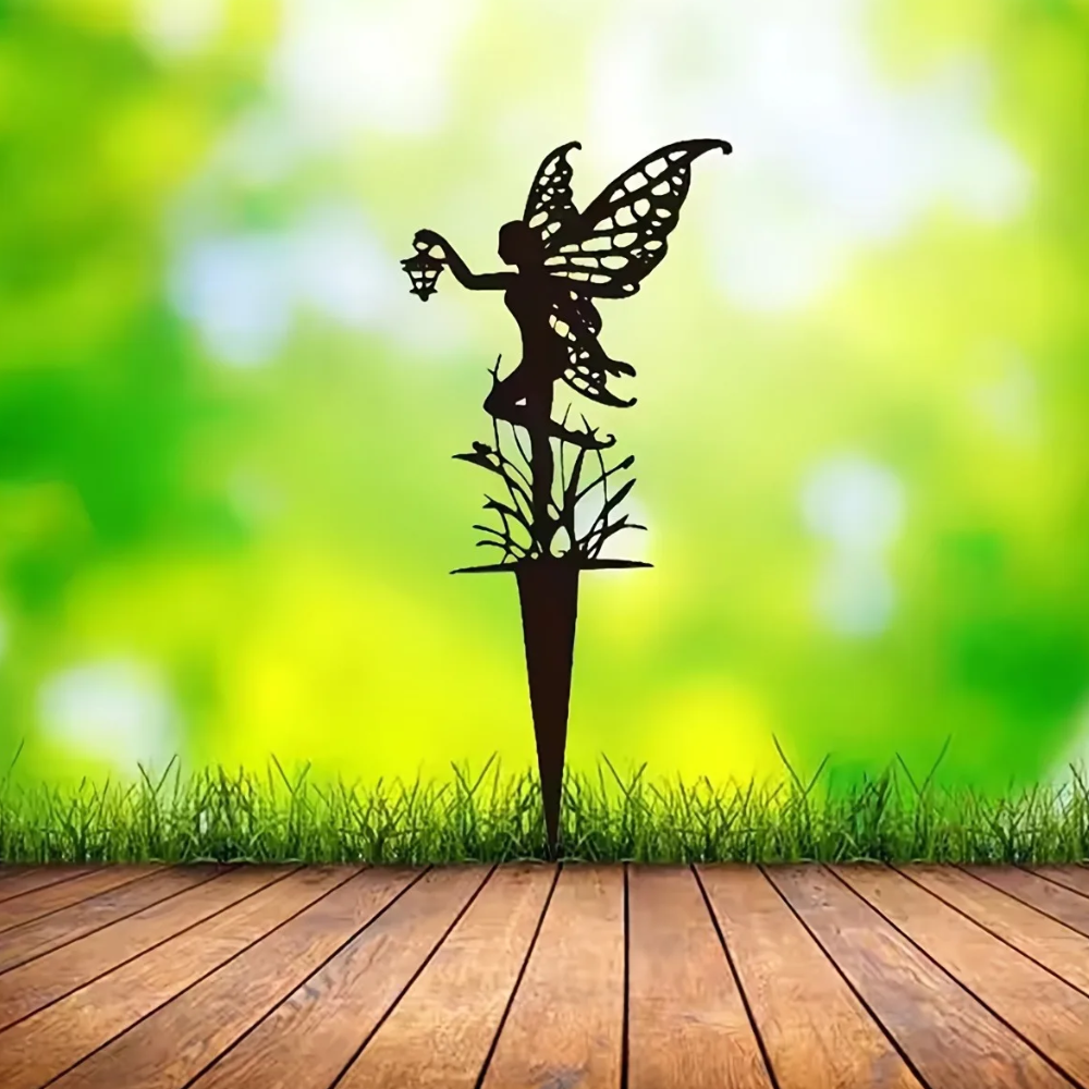 Jardioui Décoration de Jardin Fééerique en Métal