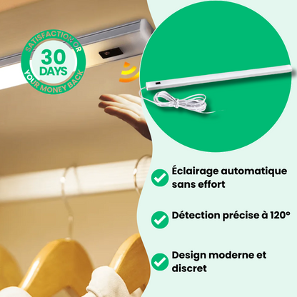 Jardioui Lampe LED à Détecteur de Mouvement Plafond