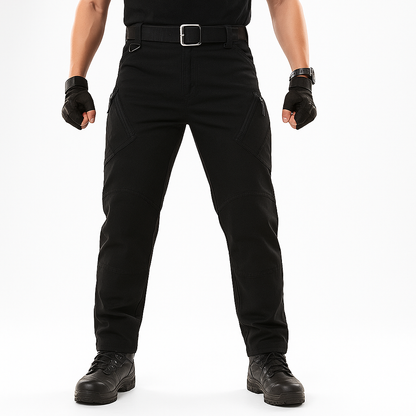 Jardioui Noir / M Pantalon de Travail Homme Multipoche