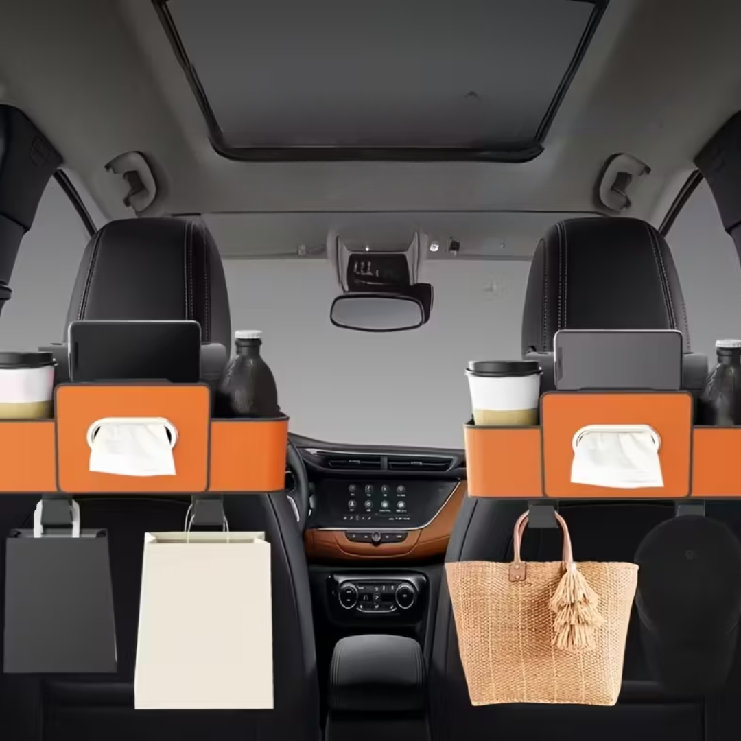 Jardioui Orange Organisateur Auto Suspendu Pratique