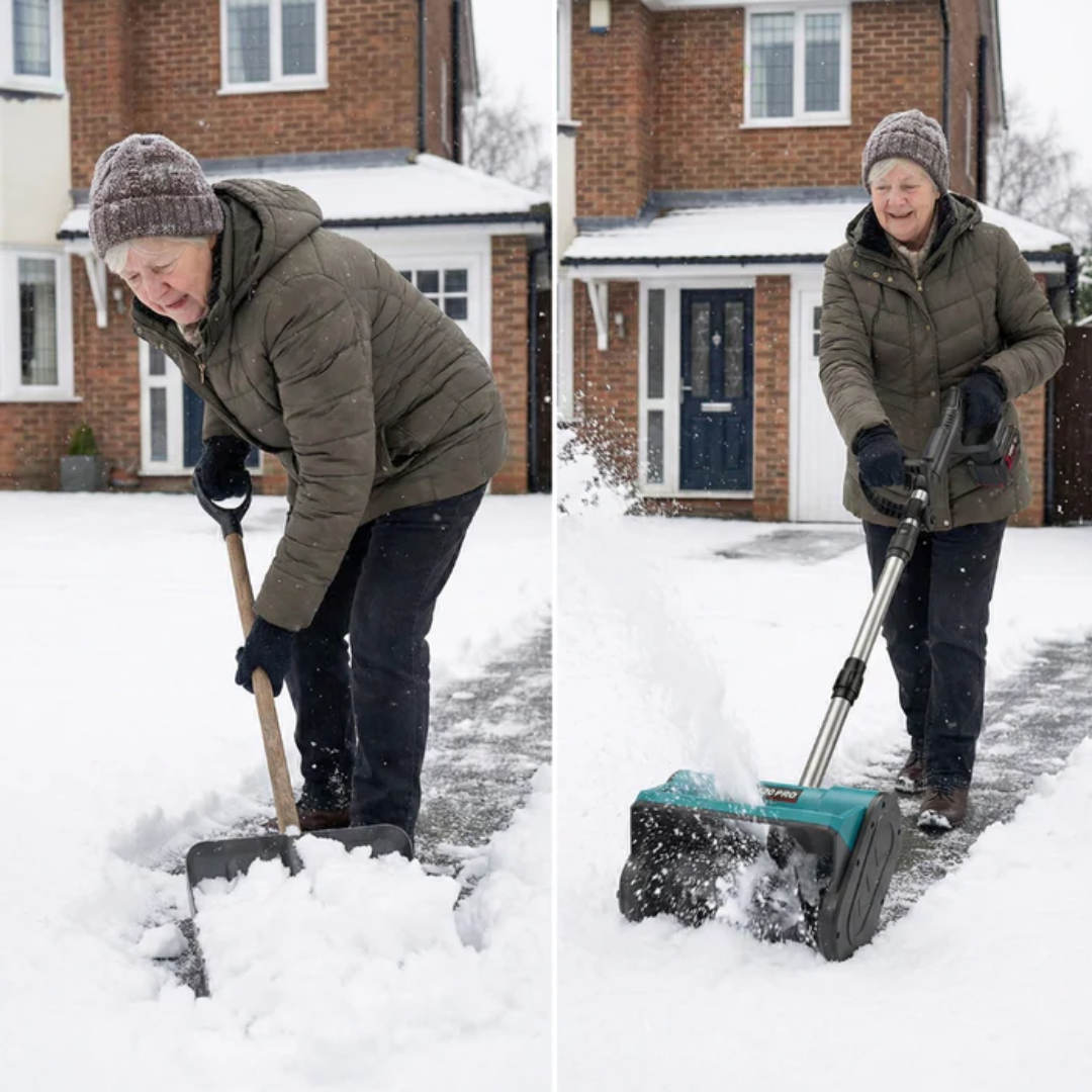 Jardioui Pelle à Neige Électrique Haute Puissance