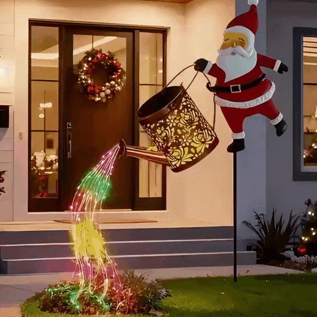 Jardioui Père Noël Cascade Lumineuse Enchantée