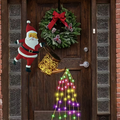 Jardioui Père Noël Cascade Lumineuse Enchantée