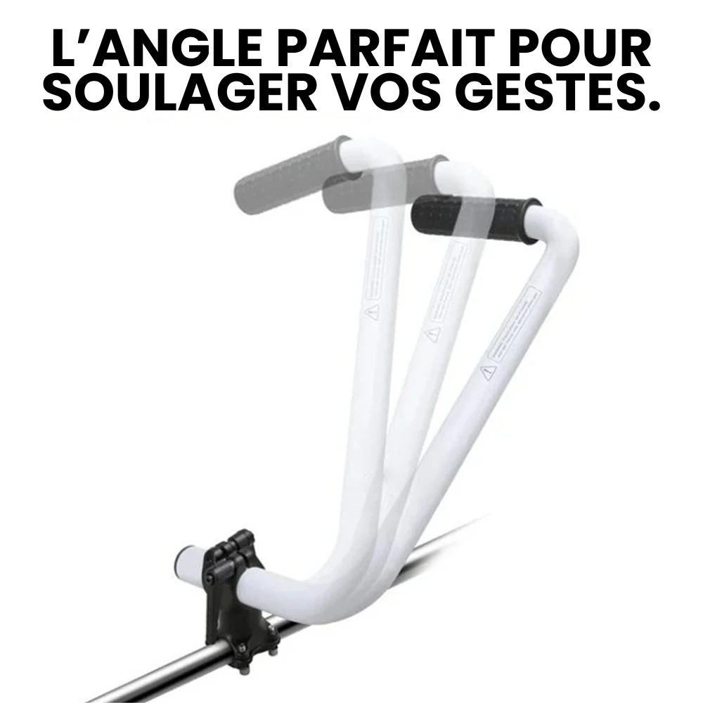 Jardioui Poignée Réglable Universelle pour Débroussailleuse (+1 Sangle Offerte)