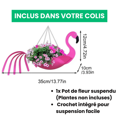 Jardioui Pot de Fleurs Suspendu Animaux Artistiques