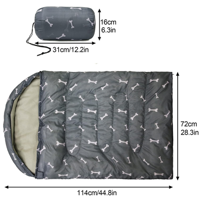 Jardioui Sac de Couchage Extérieur Ultra-Confort pour Chien