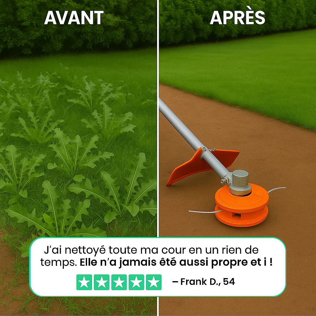 Jardioui Tête de Débroussailleuse Incassable - JardiBlade PRO