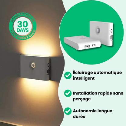 Jardioui Veilleuse LED à Induction sans fil