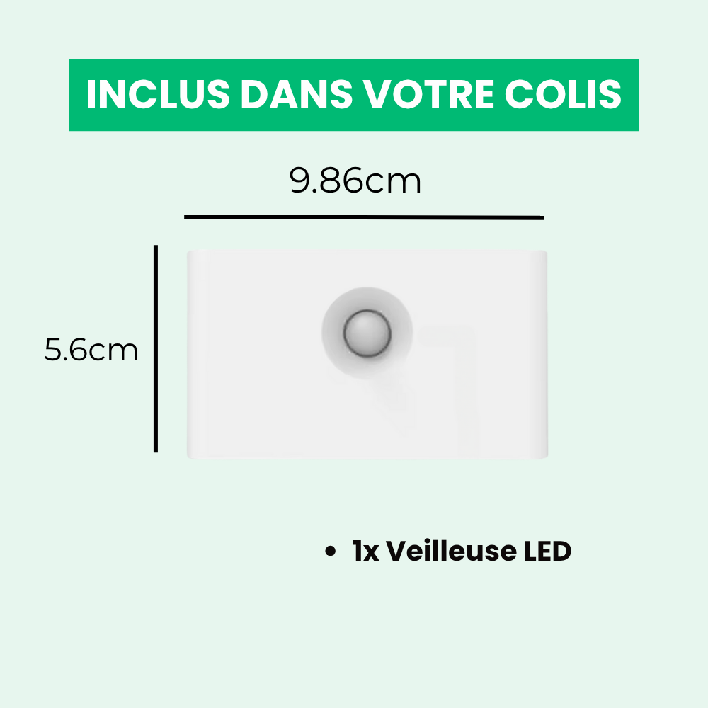 Jardioui Veilleuse LED à Induction sans fil