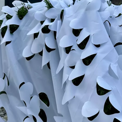 Jardioui Voile d'ombrage Camouflage Blanc